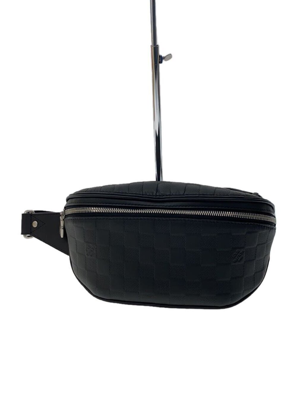 LOUIS VUITTON Canvas Bumbag Damier Infini Leather Black